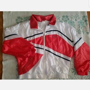 Vintage ELLESSE Womens 80s Tennis Windbreaker Jack